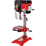 Einhell Säulenbohrmaschine TE-BD 750 E (750 W, 450 - 2.500 min-1, Induktionsmotor, stufenlose Drehzahlregulierung, Schnellspannbohrfutter von 1 - 16mm, MK2-Aufnahme, Tiefenanschlag)