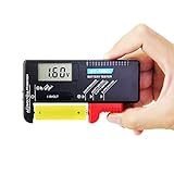 Favengo Batterietester Digitaler Akku Tester BT-168D Batterie Testgeräte mit LCD Anzeige Universal Batterieprüfer für AA,AAA,C,D,1.5V,9V Batterien und Knopfzellenbatterien