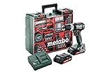 Metabo SB 18 L BL Set Akku-Schlagbohrschrauber 18V 2x Li-Ion- Ladegerät SC 30- metaBOX 145- Mobile Werkstatt - 602331880