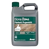 Bona Home Parkett Fugenkitt 1 L, Parkett Fugenfüller, Parkettfugenmasse, wasserbasierte Füllmasse, Holzpaste, Holzkitt, schleifbar, gute Füllkraft