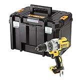 Dewalt 18V 3-Gang Akku-Bohrschrauber DCD991NT (3-Gang Vollmetallgetriebe, bürstenloser Motor, 11-stufiges Drehmomentmodul, LED, Zusatzhandgriff, T STAK Box, ohne Akku & Ladegerät)