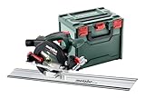 Metabo Akku-Handkreissäge KS 18 LTX 57 BL 18 V, mit Brushless-Motor, ohne Akku, mit Führungsschiene, mit Auslaufbremse, Säge 691222000