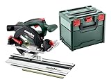 Metabo Akku-Handkreissäge KS 18 LTX 57 BL in Metabox, ohne AKKU, mit Kappschiene, mit Auslaufbremse, Kreissäge, Säge 691223000