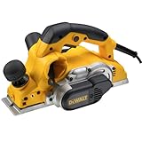 DEWALT Elektrischer Hobel D26500K mit großer Messerwelle - präzise hobeln auch in hartem Holz – 82mm Hobelbreite – 1050W – Elektrohobel mit Wendemesser, Falztiefen- & Parallelanschlag Koffer u.v.m