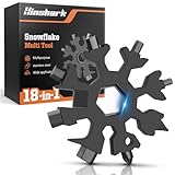 Hinshark Geschenke für Männer, Kleine Geschenke Adventskalender Füllung 18 in 1 Schneeflocken MultiTool, Männer Geschenke für Papa, Geburtstagsgeschenk für Männer, Weihnachtsgeschenke für Männer