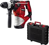 Einhell Bohrhammer TC-RH 1600 (1.600 W, 4 J, Bohren/Hammerbohren/Meißeln mit und ohne Fixierung, Pneumatisches Schlagwerk, SDS-plus-Werkzeugaufnahme, Überlast-Rutschkupplung)