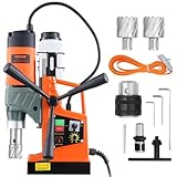 VEVOR Magnetisch Drill, 1450 W 40 mm Bohrdurchmesser, 12500 N 800 RPM Portable Profi Kernbohrmaschine, mit Variabler Geschwindigkeit, Bohrmaschine für jede Oberfläche Home Verbesserung