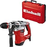 Einhell Bohrhammer TE-RH 38 3F (1050 W, Schlagstärke 9 J, SDS-Max-Aufnahme, Bohrtiefenanschlag aus Metall, Bohrleistung 38 mm in Beton, inkl. Koffer)