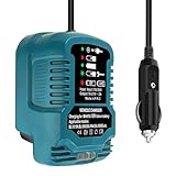 Mini Auto Ladegerät für Makita 18V Akku mit LED Anzeige, Car Ladegerät Ersatz für Kompatibel mit Makita 18V BL1830 BL1840 BL1850 BL1860