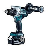 Makita DDF486RTJ Akku-Bohrschrauber 18V / 5,0 Ah, 2 Akkus + Ladegerät im MAKPAC, Petrol