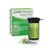 OneTouch Select® Plus Blutzuckerteststreifen I 50 Stück I 1 Packung I Zur Blutzucker-Messung Bei Diabetes (Zucker-Krankheit)