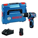 Bosch Professional 12V System Akku Schlagbohrschrauber GSB 12V-35 (Drehmoment hart/weich 20/35 Nm inkl. 1x Gürtelclip, 1x Bithalter, L-BOXX, ohne Akku/ Ladegerät)