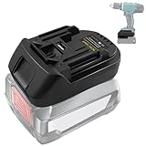 Akku Adapter für Makita 18V Werkzeug,für Bosch 18V PBA PSB PSR Li-Ion Akku auf für Makita 18V Elektrowerkzeug Akku Konverter(Keine Batterie)