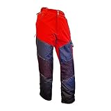 Pfanner Gladiator Keprotec Schnittschutzhose Rot, XXL kurzgestellt