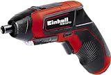 Einhell Akkuschrauber TE-SD 3,6/1 Li (Li-Ion, 3.6 V, 4.5 Nm Drehmoment, Micro-USB-Lader, Magnetbithalterung, LED-Beleuchtung, Softgrip, inkl. 10-teiliges Bit-Set)