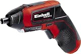 Einhell Akkuschrauber TE-SD 3,6/1 Li (Li-Ion, 3.6 V, 4.5 Nm Drehmoment, Micro-USB-Lader, Magnetbithalterung, LED-Beleuchtung, Softgrip, inkl. 10-teiliges Bit-Set)