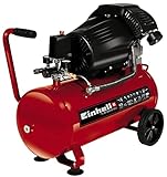 Einhell Kompressor TC-AC 420/50/10 V (2200 W., max. 10 bar, 50 l-Tank, 420 l/min Ansaugleistung, Motordrehzahl 2850 min^-1, Druckminderer, Manometer, Ölschmierung)