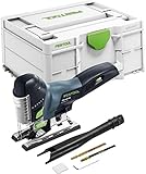 Festool Akku-Pendelstichsäge PSC 420 EB-Basic CARVEX (mit Stichsägeblatt-Set, Splitterschutz), im Systainer