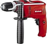 Einhell Schlagbohrmaschine TC-ID 650 E (650 W, Bohrleistung Ø Holz 25 mm, Beton 13mm, Metall 10 mm, Metall-Tiefenanschlag, Gürtelhaken)