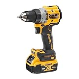 Dewalt 18V Akku-Schlagbohrschrauber DCD805P2T (bürstenloser Motor, 2-Gang-Vollmetallgetriebe, mit LED-Arbeitslicht, inkl. 2x 5.0Ah XR Akkus, Ladegerät & TSTAK-Box)