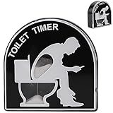 5 Minuten Sand Toilette Sanduhr Timer, Kinder Bürsten Timing Tool Hausgarten Home Decor Spielzeug, lustige Geschenke für Männer, Ehemann, Papa, Vatertag, Geburtstags-Gag (C)