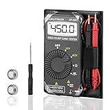 Mini Multimeter Pocket Taschenmultimeter Digital Auto Ranging AP- 4201 4000 Zählern für AC/DC- Spannung，Widerstand，Diodentest，Durchgangssummer mit Auto Abschaltung für die Fehlersuche in der Elektrik