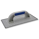 DEWEPRO® WDVS und Porenbeton Schleifbrett Raspelbrett - Reibebrett mit verzinktem Stahlblech-Raspelbelag - 270x130mm - Egalisierungsbrett - Handschleifer