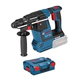 Bosch Professional 18V System Akku Bohrhammer GBH 18V-26 (SDS Plus, Schlagenergie: 2,6 Joule, Bohr-Ø max.: Beton/Stahl/Holz 26/13/30 mm, in L-BOXX 136)