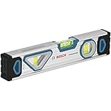 Bosch Professional Wasserwaage 25 cm mit Magnet System (rundum ablesbar, Aluminium-Gehäuse, robuste Endkappen) - Amazon Exclusive Set