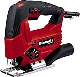 Einhell Stichsäge TC-JS 80/1 (550 W, Hubzahl 1000-3000 min-1, Drehzahlelektronik, 4-stufiger Pendelhub, Staubabsaugung, werkzeugloser Sägeblattwechsel)