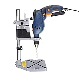 Bohrständer für Bohrmaschine, Verstellbare Tischbohrmaschinen Halter Bohrmaschinenständer Universal-Tischklemme Drill Press Stand, für Holzbearbeitung Präzises Bohren Max Bohrtiefe 60mm