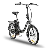 VecoCraft Elektro Klapprad Nemesis, e-Bike klapprad 20 Zoll, 36V 7.8Ah abnehmbaren Lithiumbatterien Reichweite 65km, 250W Heckmotor, klapprad Erwachsene, e-Bike Damen e Bike Herren