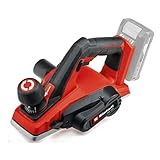 Einhell Akku-Hobel TE-PL 18/82 Li-Solo Power X-Change (18 V, Li-Ionen, 82 mm Hobelbreite, bis 2 mm Spantiefe, große Messerwelle, automatischer Parkschuh, Alu-Fußplatte, ohne Akku und Ladegerät)