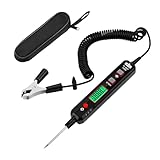 OBDResource Spannungsprüfer kfz Smart Circuit Tester, Stromfühler 0,8-100V DC Spannungsprüfer Automotive Kontinuität Test Elektrische Tester Auto Sicherung Tester mit Taschenlampe für Autobatterie