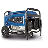 Scheppach SG3200 Benzin Stromgenerator | 2800 Watt | 6,5PS | 15L Tank | 196cm³ 4-Takt-Motor | 2x 230V Steckdose | 1x 12V DC Konnektor | mit Fahrvorrichtung | Generator Stromerzeuger Notstromaggregat