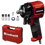 Einhell Druckluft-Schlagschrauber TC-PW 610 Compact (max. 8 bar, max. Drehmoment 610 Nm, 1/2'-Vierkantantrieb, Links-/Rechtslauf, Lieferung im Koffer, inkl. 3 Stecknüssen)