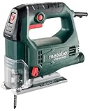 Metabo Stichsäge STEB 65 Quick – 601030500 – Präzises, materialgerechtes Sägen durch variable Hubzahl, Pendelhub und Metabo Quick für schnellen Sägeblattwechsel – 2,5 m Kabellänge