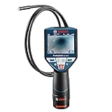 Bosch Professional Inspektionskamera GIC 120 C (Kabellänge: 120 cm, Display: 3,5’’, 4x AA-Batterie, im Karton)