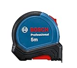 Bosch Professional 5m Maßband (Einhandbedienung, Gürtelklemme, Magnethaken, 2 Stopp-Tasten, 27 mm Nylon-Stahlband, inkl. Blister) - Amazon Exclusive Set