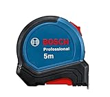 Bosch Professional 5m Maßband (Einhandbedienung, Gürtelklemme, Magnethaken, 2 Stopp-Tasten, 27 mm Nylon-Stahlband, inkl. Blister) - Amazon Exclusive Set