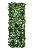 Künstliche Hecke 100 x 200 cm. Künstliche Pflanzenwand Sichtschutz Wandbegrünung Balkon Gartenzaun, für Innenwände geeignet, mit Spalier, garten rankgitter deko sichtschutz weide - Blätter D