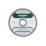 Metabo Sägeblatt 'multi cut - classic', 254x2,6/1,8x30 Z60 FZ/TZ 5°neg (628285000) Durchmesser x Schnittbreite x Bohrung: 254 x 2.6 x 30 mm, Material: HW/CT, Zähnezahl: 60
