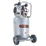 VEVOR Luftkompressor 49L Flüsterkompressor 2HP Luftpumpe ölfrei 8bar Kompressor Einphasig Geräuschpegel ≤63dB Ideal zum Aufpumpen von Reifen Autoreparaturen Malerarbeiten Holzarbeiten