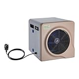 ECOPOOLTECH Mini Wärmepumpe Pool Bis 40.000 l, Poolheizung Elektrisch Heizleistung 5,4 kW, 220V, Heizpumpen für Aufbau-Pools/Schwimmbecken