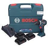 Bosch Professional 18V System GSR 18V-55 Akku-Bohrschrauber (inkl. 3x 4,0 Ah ProCORE Akku, GAL 18V-40 Ladegerät, in L-Case)
