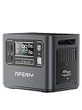 AFERIY 2400W Tragbare Powerstation, 2048Wh LiFePO4 Batterie, 1,7 Stunde Schnellladung, 13 Anschlüsse, Sinuswellen 230V, USV, Mobile Stromversorgung für Outdoors Camping, 7 Jahre Garantie