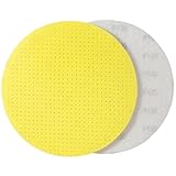 Selead Schleifpapier 225mm Klett Dauerhafte Schleifpads 25 Stück Korn 120 Schleifscheiben Perforiert Schleifblätter Round f. Trockenbauschleifer Schleifgiraffe Deckenschleifer