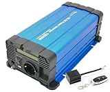 SOLARTRONICS Spannungswandler FS1000D 12V 1000 Watt mit Display - Wechselrichter 12v auf 230v - Reiner Sinus - LiFePO4/Lithium, Blei-, Gel oder AGM-Batterie kompatibel - USB - mit Fernbedienung