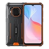 Blackview BV6200 Pro - Outdoor Handy - Android 13-6.5'' Display - 128 GB ROM, 4 GB RAM - MediaTek Helio P35 - Batterie 13000 mAh - Kamera 13 MP - Orange