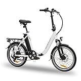 VecoCraft E-Pax e Bike klapprad, Elektro klapprad 20 Zoll, mit herausnehmbarem 36V 13Ah Akku, Reichweite bis zu 55-95km, 250W Heckmotor, 7-Gang elektrofahrräder